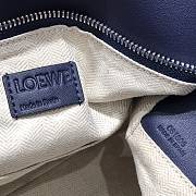 Loewe Medium Puzzle Bag Soft Grained Calfskin Purple Size 29 x 18 x 12 cm - 6