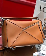 Loewe Medium Puzzle Bag Soft Grained Calfskin Brown Size 29 x 18 x 12 cm - 5