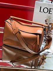 Loewe Medium Puzzle Bag Soft Grained Calfskin Brown Size 29 x 18 x 12 cm - 3