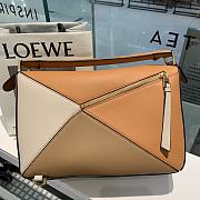 Loewe Medium Puzzle Bag Soft Grained Calfskin Tan/Sand Size 29 x 18 x 12 cm - 5