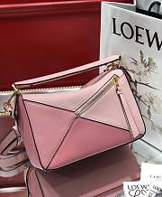Loewe Medium Puzzle Bag Soft Grained Calfskin Blossom/Pink Size 29 x 18 x 12 cm - 2