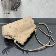 Fendi Small First Flannel Beige 8BP129 Size 26 x 9.5 x 18 cm - 4