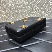 Valentino Roman Stud Nappa Leather Clutch Bag Black Size 20 x 5 x 14 cm - 5