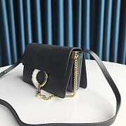 Chloe Faye Small Shoulder Bag Black S127 Size 24 x 15 x 7  cm - 4