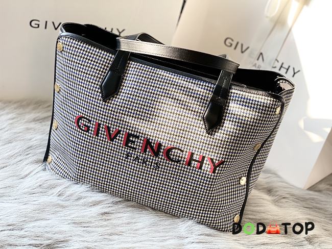 Givenchy Small Bond Shopping Bag In Canvas Black Size 43 x 29 x 16 cm - 1