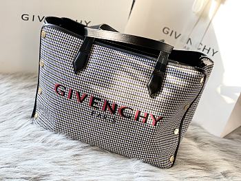 Givenchy Small Bond Shopping Bag In Canvas Black Size 43 x 29 x 16 cm