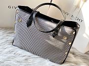 Givenchy Small Bond Shopping Bag In Canvas Black Size 43 x 29 x 16 cm - 2