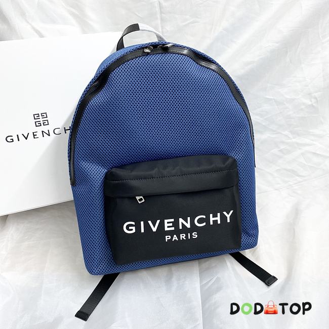Givenchy Logo-Print Backpack Blue 35 x 9 x 45 cm - 1