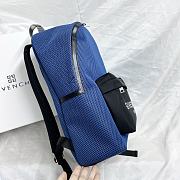 Givenchy Logo-Print Backpack Blue 35 x 9 x 45 cm - 6