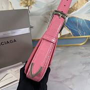 Balenciaga Woman's Ghost Sling Bag In Crocodile Leather Pink 23 x 5 x 15 cm - 6