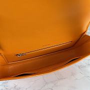 Balenciaga Woman's Ghost Sling Bag In Crocodile Leather Orange 23 x 5 x 15 cm - 6