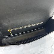 Balenciaga Woman's Ghost Sling Bag In Crocodile Leather Black 23 x 5 x 15 cm - 5