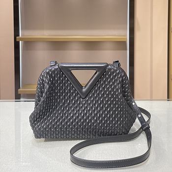 Bottega Veneta Small Point Bag Black 661986 Size 24 × 16 × 8 cm