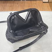 Bottega Veneta Small Point Bag Black 661986 Size 24 × 16 × 8 cm - 4