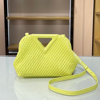Bottega Veneta Small Point Bag Lemon 661986 Size 24 × 16 × 8 cm