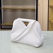 Bottega Veneta Small Point Bag White 661986 Size 24 × 16 × 8 cm - 4