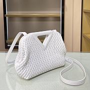 Bottega Veneta Small Point Bag White 661986 Size 24 × 16 × 8 cm - 6