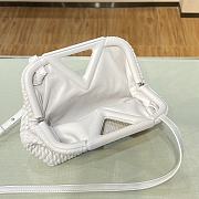 Bottega Veneta Small Point Bag White 661986 Size 24 × 16 × 8 cm - 3