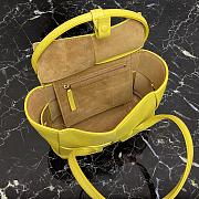 Bottega Veneta Small Arco Yellow Grain Leather 666873 Size 29 x 29 x 9 cm - 5
