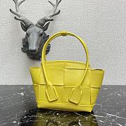 Bottega Veneta Small Arco Yellow Grain Leather 666873 Size 29 x 29 x 9 cm - 4