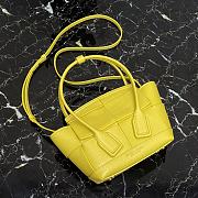 Bottega Veneta Small Arco Yellow Grain Leather 666873 Size 29 x 29 x 9 cm - 2