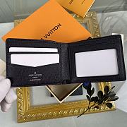 LV Monogram Eclipse Canvas Slender ID Wallet M64002 Size 11 x 8 cm - 5