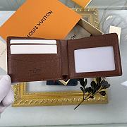 LV Monogram Canvas Slender ID Wallet M64002 Size 11 x 8 cm - 5