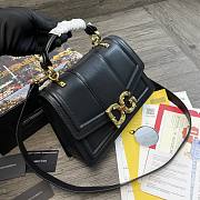 D&G Amore Bag In Calfskin Leather Black BB6675 Size 27 x 8 x 18 cm - 4