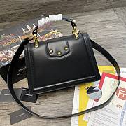 D&G Amore Bag In Calfskin Leather Black BB6675 Size 27 x 8 x 18 cm - 2