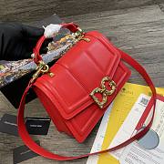 D&G Amore Bag In Calfskin Leather Red BB6675 Size Size 27 x 8 x 18 cm - 3