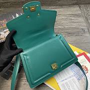 D&G Amore Bag In Calfskin Leather Green BB6675 Size 27 x 8 x 18 cm - 2