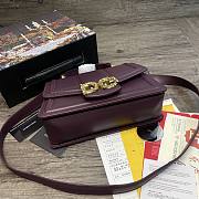 D&G Amore Bag In Calfskin Leather Purple BB6675 Size 27 x 8 x 18 cm - 4