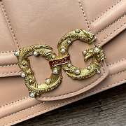 D&G Amore Bag In Calfskin Leather Cream BB6675 Size 27 x 8 x 18 cm - 3