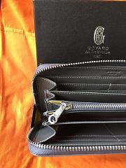 Goyard Zippy Long Wallet Grey Size 19 cm  - 6