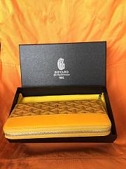 Goyard Zippy Long Wallet Yellow Size 19 cm - 2