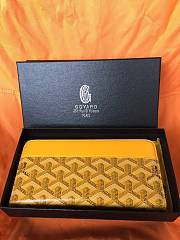 Goyard Zippy Long Wallet Yellow Size 19 cm - 4