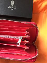 Goyard Zippy Long Wallet Red Size 19 cm - 4