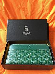 Goyard Zippy Long Wallet Green Size 19 cm - 1