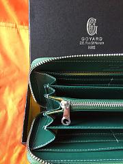Goyard Zippy Long Wallet Green Size 19 cm - 4