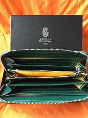 Goyard Zippy Long Wallet Green Size 19 cm - 3