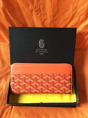 Goyard Zippy Long Wallet Orange Size 19 cm - 6