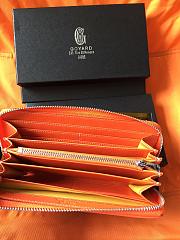 Goyard Zippy Long Wallet Orange Size 19 cm - 5