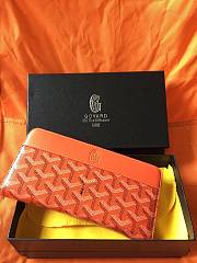 Goyard Zippy Long Wallet Orange Size 19 cm - 4