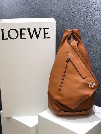 Loewe Anton Bag Crossbody Brown Size 25 x 19 x 47 cm