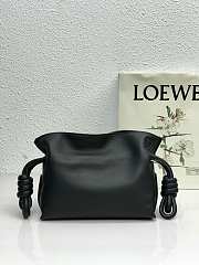 Loewe Flamenco Bag Black 10855 Size 22.5 x 18 x 9 cm - 1