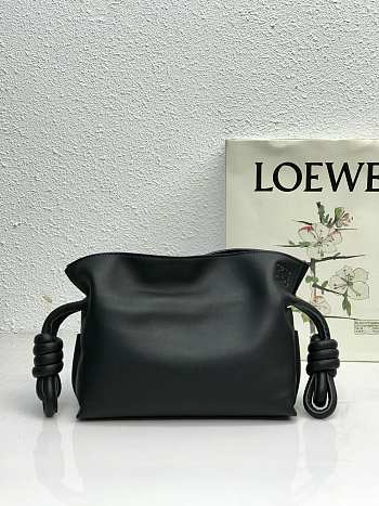 Loewe Flamenco Bag Black 10855 Size 22.5 x 18 x 9 cm
