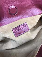 Loewe Flamenco Bag Burgundy 10855 Size 22.5 x 18 x 9 cm - 6