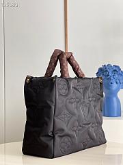 Louis Vuitton Onthego GM Econyl Black M59005 Size 41 x 34 x 19 cm - 2