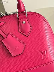 Louis Vuitton Alma BB Epi Leather Rose Pondicherry M57540 Size 23.5 x 17.5 x 11.5 cm - 6