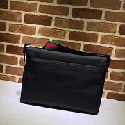 Gucci Men's Techno Canvas Messenger Bag Black 337073 Size 37 x 29 x 10 cm - 4